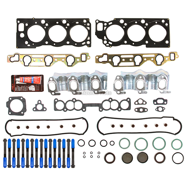 HS9728PT-1 , 032-2858 MLS Head Gasket Bolts Set Fit 88-95 Toyota 4Runner T100 Pickup 3.0 SOHC 3VZE