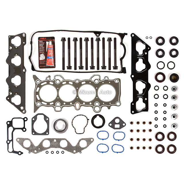 HS26236PT, 032-2953 Graphite Head Gasket Bolts Set Fit 01-05 Honda Civic DX LX 1.7L SOHC VTEC D17A1