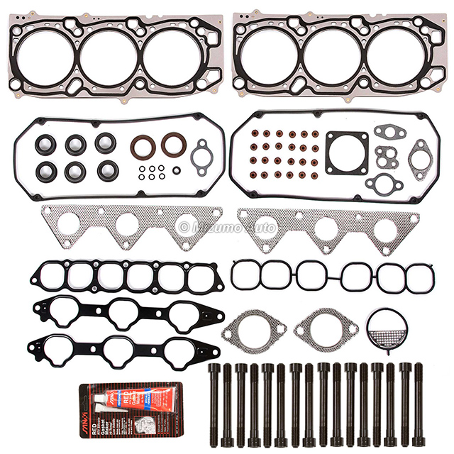 HS26313PT, ES72859 Head Gasket Bolts Set Fit 04-08 Mitsubishi Endeavor Galant 3.8 SOHC 6G75