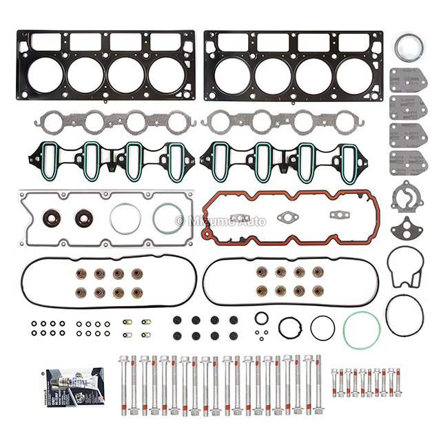 HS26191PT, HS26191PT-1, HS26190PT-2, ES72220, ES72390 Head Gasket Bolts Set Fit 04-14 GMC Buick Cadillac Chevrolet 4.8 & 5.3 OHV