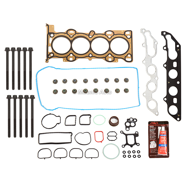 HS26316PT, HS26316PT-1, ES72207 Head Gasket Bolts Set Fit 06-09 Ford Fusion Mercury Milan DURATEC 2.3 DOHC