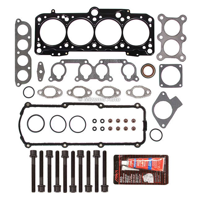 HS26164PT, HS26164PT-1, ES74029 Head Gasket Bolts Set Fit 93-02 Volkswagen Cabrio Golf Jetta Passat 2.0 8V ABA