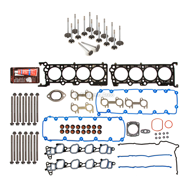 HS9792PT-1, ES72798 Head Gasket Set Intake Exhaust Valves Fit 99-00 Ford Mustang 4.6L 