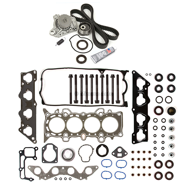 HS26236PT, 032-2954 Head Gasket Set Timing Belt Kit Water Pump Fit 01-05 Honda Civic 1.7L VTEC D17A1