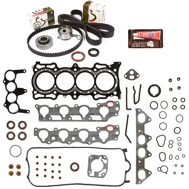 HS26155PT Head Gasket Set Timing Belt Kit Fit 98-02 Acura Isuzu Honda CL 2.3L SOHC 16v