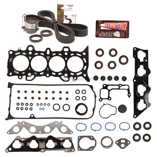 HS26236PT-2, 032-2954 Head Gasket Set Timing Belt Kit Fit 01-05 Honda Civic 1.7 D17A2 D17A6