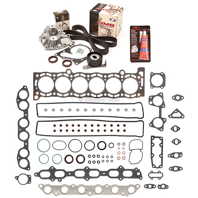 HS9473PT Head Gasket Set Timing Belt Kit Water Pump Fit 89-92 Toyota Cressida Supra 7MGE