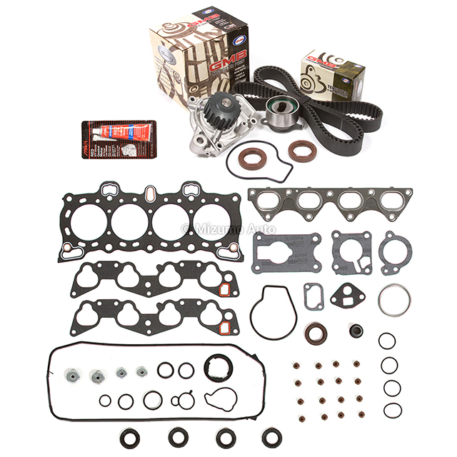 HS9123PT, HS9123PT-1 Head Gasket Set Timing Belt Kit Water Pump Fit 88-91 Honda Civic D15B1/B2/B6/B7
