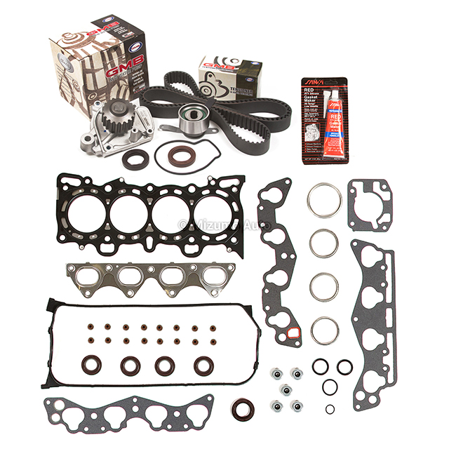 HS9915PT Head Gasket Set Timing Belt Kit Water Pump Fit 96-00 Honda Civic D16Y5 D16Y7 Y8