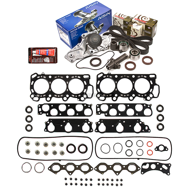 HS26196PT Head Gasket Set Timing Belt Kit AISIN Water Pump Fit 97-99 Honda Acura J30A1