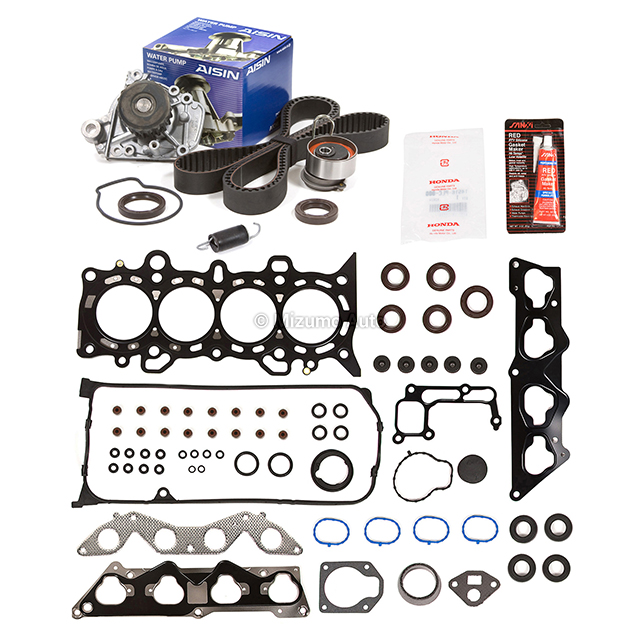 HS26236PT-2, 032-2954 Head Gasket Set Timing Belt Kit AISIN Water Pump Fit 01-05 Honda Civic D17A2/A6
