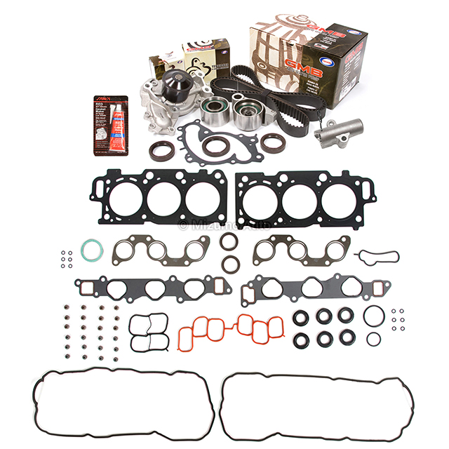 HS26266PT Head Gasket Set Timing Belt Kit Water Pump Fit 04-10 Toyota Lexus ES330 3MZFE