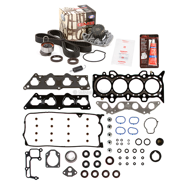HS26236PT, 032-2953 Head Gasket Set Timing Belt Kit Water Pump Fit 01-05 Honda Civic DX LX D17A1