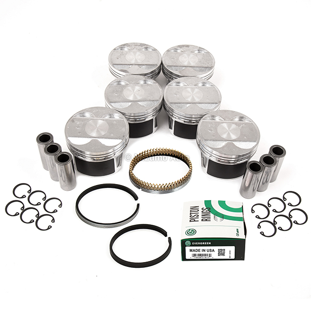 10-832 Pistons w/ Rings fit 03-07 Honda Accord 3.0L V6 SOHC J30A4