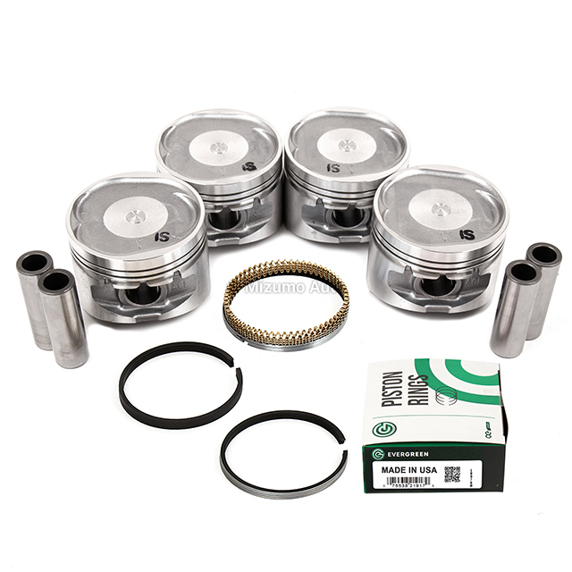 10-539 Pistons w/ Rings fit 87-91 Dodge Mitsubishi Plymouth 2.0 SOHC G63B