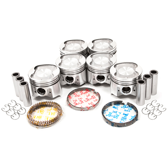 Pistons w/ Rings fit 86-92 Toyota Supra 3.0L 7MGE DOHC | eBay