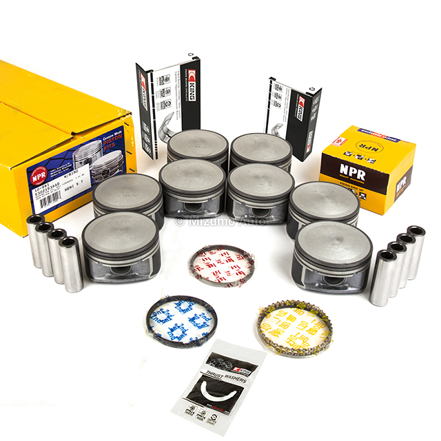 10-861 Pistons Main Rod Bearings Fit 07-08 Chrysler Dodge Durango Jeep 5.7L V8 OHV 16V