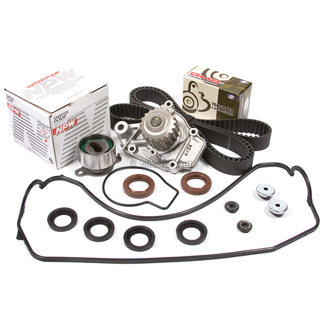 14400-PM3-004, 14510-PM7-004, 19200-P01-004, TS26143, ITM143 Timing Belt Kit Water Pump Valve Cover Fit 88-95 Honda Civic Del Sol CRX D15B