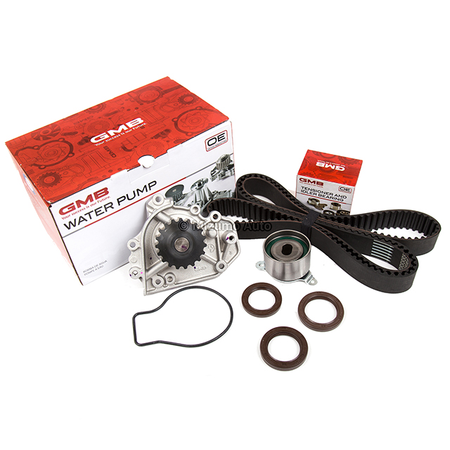 14400-P7J-004, 14510-P30-003, 19200-PR4-013 Timing Belt Kit GMB Water Pump Fit 90-95 Acura Integra 1.8 B18A1 B18B1 Non-VTEC