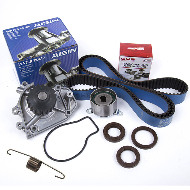 14400-P7J-004, 14510-P30-003, 19200-P75-003 Timing Belt Kit AISIN Water Pump Fit 90-95 Acura Integra B18A1 B18B1 Non-VTEC