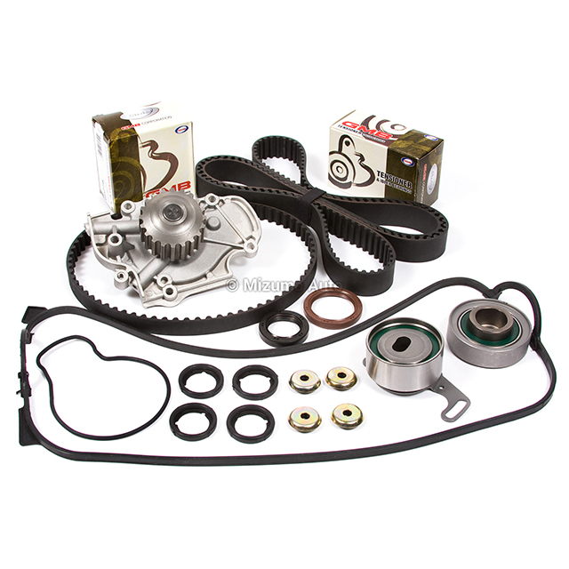 14400-PT0-004, 13405-PT0-004, 13404-PT0-004, 14510-PT0-004, 19200-P0A-003, TS26187, ITM187, 135-1280 Timing Belt Kit Water Pump Fit Kit Valve Cover 90-97 Honda Accord 2.2 F22A F22B
