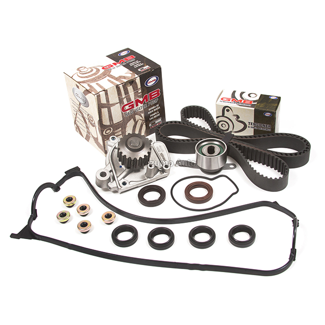 14400-P08-004, 14520-P2A-305, 19200-P08-004 Timing Belt Kit Water Pump Fit 92-95 Honda Civic 1.5L D15Z1