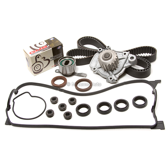 14400-P28-004, 14520-P2A-305, 19200-P08-004 Timing Belt Kit Water Pump Fit Honda Civic EX SL 1.6 SOHC