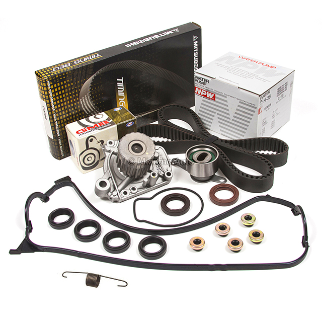 14400-P28-004, 14520-P2A-305, 19200-P2A-A01 Timing Belt Kit Water Pump Fit 96-00 Honda Civic D16Y7 D16Y8