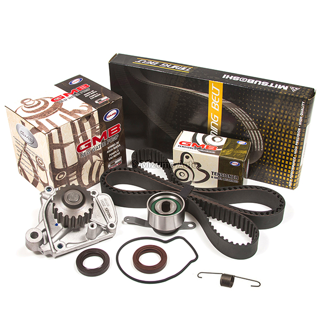 14400-P28-004, 14520-P2A-305, 19200-P08-004 Timing Belt Kit Water Pump Fit 92-95 Honda Civic Del Sol D16Z6