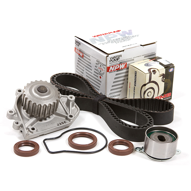 14400-P2T-004, 14510-P30-003, 19200-P72-013, TS26227, ITM227 Timing Belt Kit Water Pump Fit 96-00 Honda Civic Si Del Sol VTEC 1.6 B16A2 DOHC