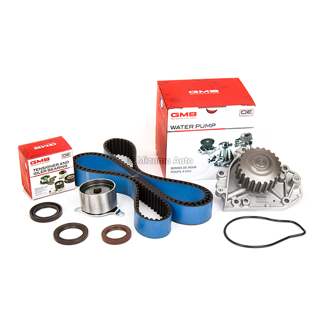 14400-P2T-004, 14510-P30-003, 19200-P72-013, TS26227, ITM227, 135-2200 Timing Belt Kit GMB Water Pump Fit 96-00 Honda Civic Del Sol Si VTEC 1.6L B16A2