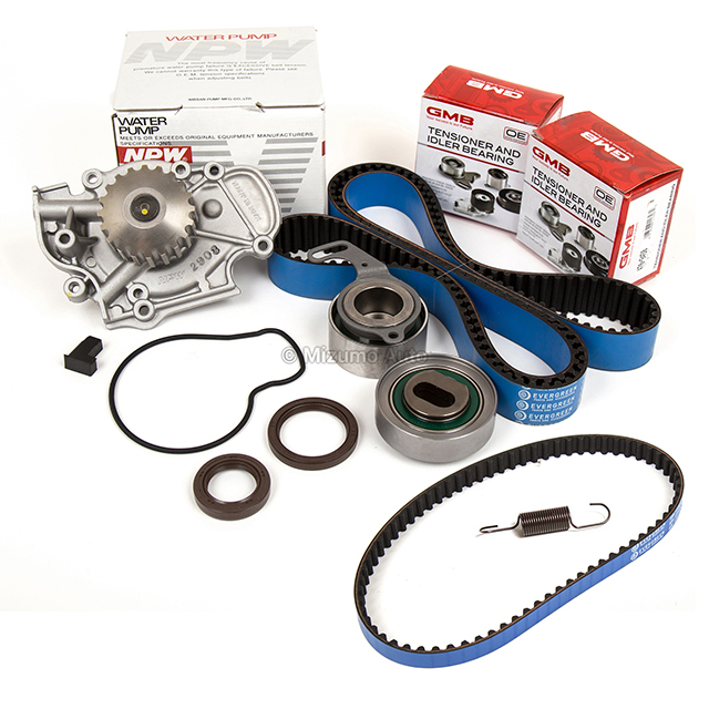14400-P0A-004, 13405-PT0-004, 13404-PT0-004, 14510-PT0-004, 19200-P0A-003, TS26244, ITM244, 135-1280 Timing Belt Kit NPW Water Pump Fit 97-02 Honda Odyssey Accord F22B1 F23A
