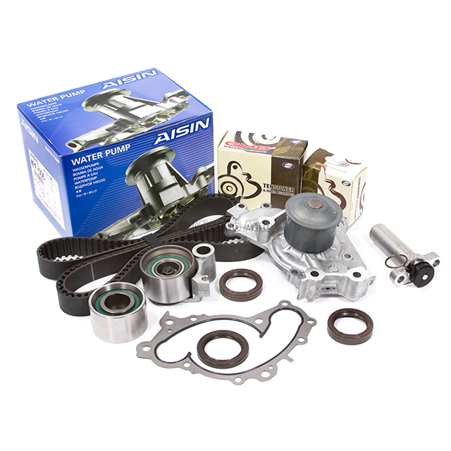 Evergreen TBK257H - Kit De Correa De Distribución Compatible Con Toyota Avalon Lexus ES300 3.0L V6 DOHC 1MZFE 95-04