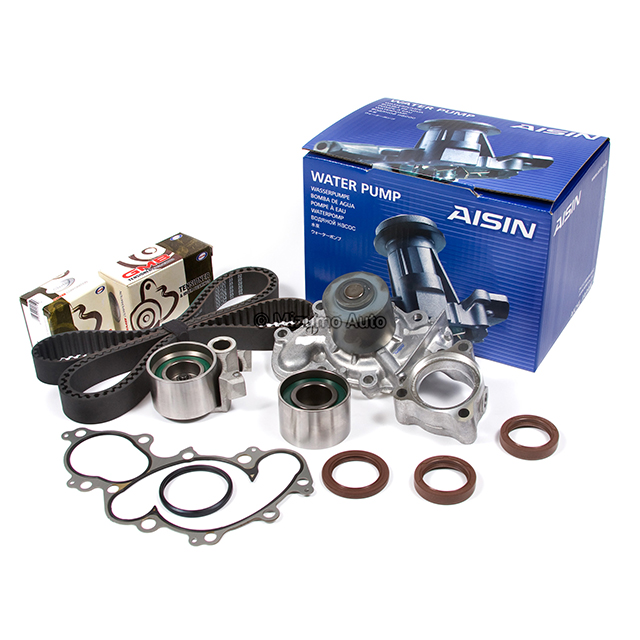 13568-YZZ03, 13503-62040, 13505-62070, 16100-69535, TS26271, ITM271 Timing Belt Kit Water Pump w/o Outlet Pipe Fit Toyota Tundra T100 4Runner 5VZFE