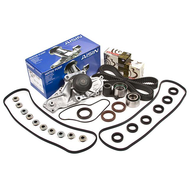 14400-P8A-A02, 14550-PGE-A01, 14510-PGE-A01, 19200-P8A-A02 Timing Belt Kit Water Pump Fit 97-04 Honda Accord Odyssey Pilot Acura 3.2 3.5