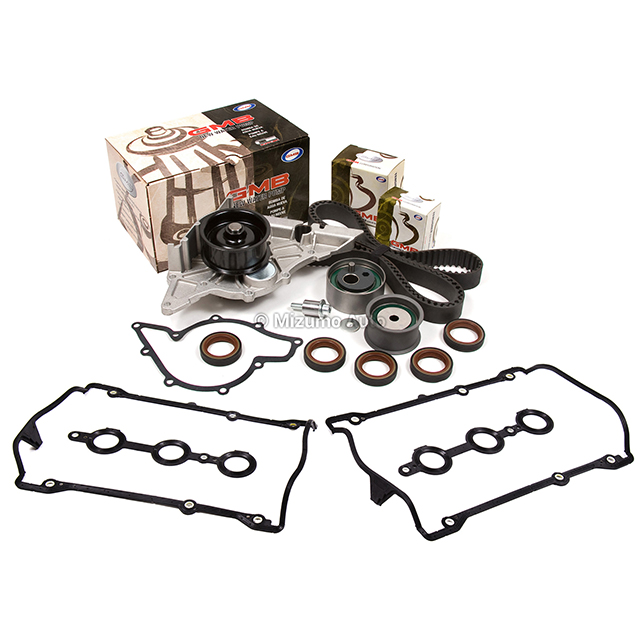 Mizumo Timing Belt Kit With Water Pump - Compatible With 98-05 VW Passat / Audi A4 2.8L, Includes Belt, Tensioner, Seals & Gaskets