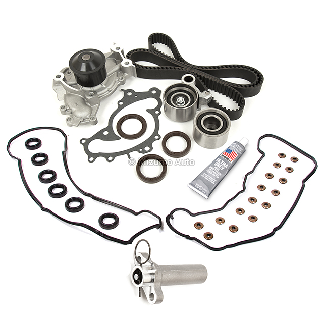 13568-09080, 13503-0A010, 13505-20010, 16100-29085 Timing Belt Kit Water Pump Gasket Fit 95-04 Lexus Toyota Avalon Camry 3.0 1MZFE