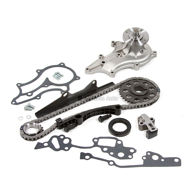13523-38011, 13521-38010, 13506-38010, 13540-38012, 13561-38010, 13562-38010 Heavy Duty Timing Chain Kit Water Pump Fit 85-95 2.4 Toyota Pickup 4Runner 22R