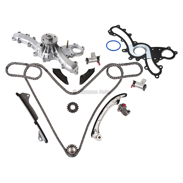13506-0P011, 13560-0P010, 13550-0P010, 13540-31021, 13561-31021, 13559-31020, 13562-0P010, 13507-0P010, 13530-31021, 13521-0P011 Timing Chain Kit Water Pump Fit Lexus Toyota 2.5L 3.5L DOHC 24V 2GRFE 2GRFXE