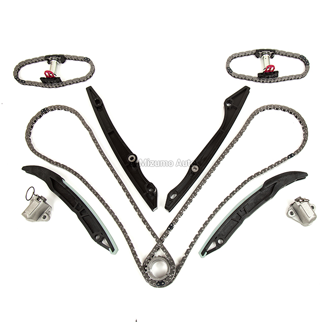 BR3Z-6306-A, BR3Z-6268-B, BR3Z-6268-A, BR3Z-6L266-F, BR3Z-6K254-B, FR3Z-6K255-B, BR3Z-6M256-A, BR3Z-6B274-A Timing Chain Kit Fit 11-15 Ford F150 Mustang 5.0L 302CID COYOTE 50