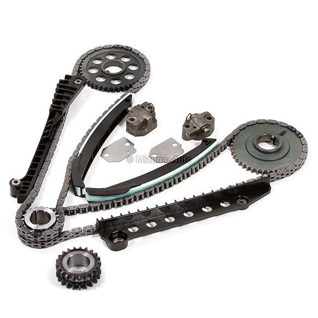 F8AZ-6256-AA, F8AZ-6256-BA, XL3Z-6306-BA, XL3Z-6306-AA, XL3Z-6306-BA, 5L3Z-6268-A, F6AZ-6L266-DA, F6AZ-6L266-CA, F85Z-6K255-AA, 2L1Z-6K297-AA Timing Chain Kit Fit 97-01 Ford E350 E450 F250 Lincoln 6.8L V10 20V VIN S