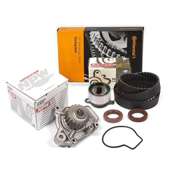 14400-PM3-004, 14510-PM7-004, 19200-P01-004, 14400-PM3-004, 14510-PM7-004, 19200-P01-004 Timing Belt Kit NPW Water Pump Fit 88-95 Honda Civic Del Sol CRX 1.5L SOHC D15B