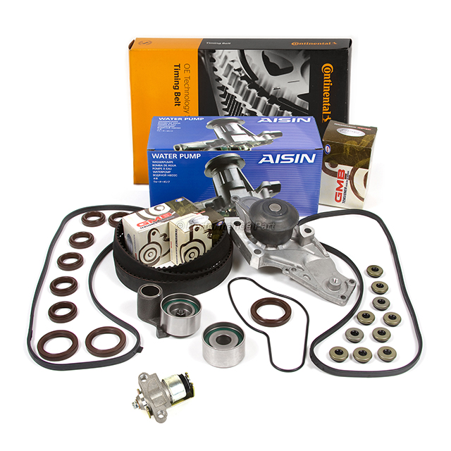 14400-P8A-A02, 14550-PGE-A01, 14510-PGE-A01, 14520-P8E-A01, 19200-P8A-A02, 14520-RCA-A01, 14520RCAA01 Timing Belt Kit Water Pump Tesioner Fit Honda Accord Acura CL 3.0L J30A1