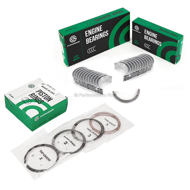 SWH30454 Piston Rings Main Rod Bearings Fit Honda Acura Type-S RSX K20Z3 K20A2 K20Z1