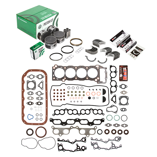 11-745, HS9465PT-2, HS9465PT-3, CS9465 Full Gasket Set Pistons Bearings Fit 95-04 Toyota Tacoma 2.4L DOHC 2RZFE