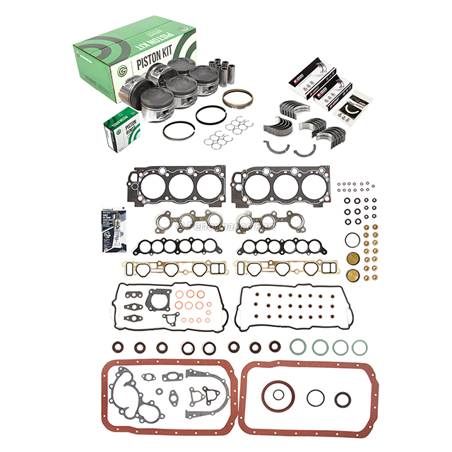 11-722, HS9227PT-1, CS9227 Full Gasket Set Pistons Bearings Fit 96-04 Toyota Tacoma Tundra 4Runner 5VZFE