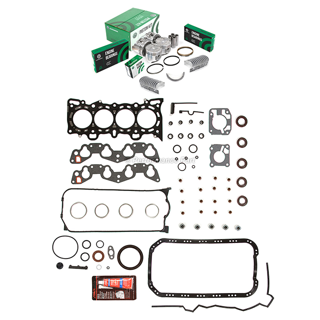11-679, HS9915PT, CS9915 Full Gasket Set Pistons Bearings Fit 92-95 Honda Civic Del Sol 1.6L SOHC D16Z6