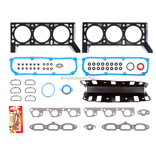 HS26326PT, MS92808, MS92808-1 Head Gasket Set for 07-11 Jeep Wrangler 3.8L V6 VIN 1 OHV 12V