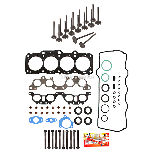 HS9468PT, ES72154 Head Gasket Set Intake Exhaust Valves Fit 97-01 Toyota Camry Celica Solara 2.2