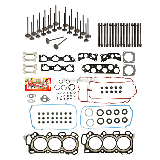 HS26509PT,  ES71329-1 Head Gasket Set Intake Exhaust Valves Fit 09 Honda Pilot Odyssey 3.5L